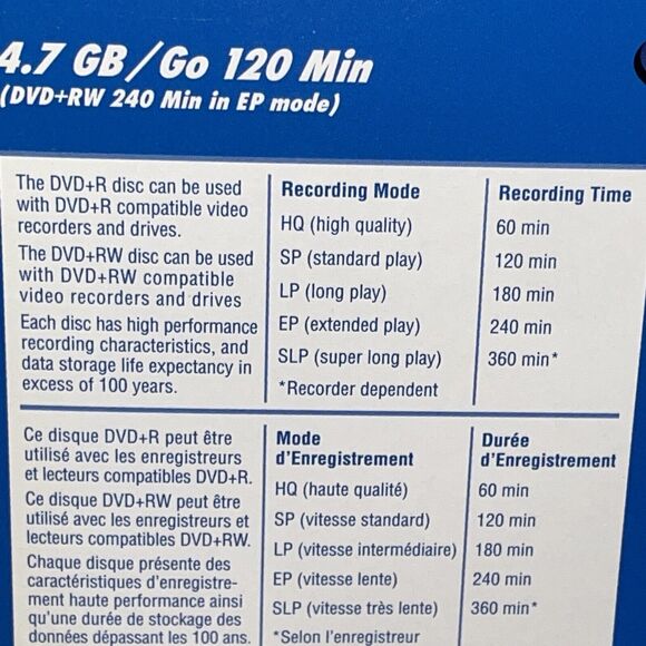 Fujifilm Combo 5 Pack DVD+RW and DVD+R Discs For Data & Video 4.7 GB Rewritable - Picture 7 of 16